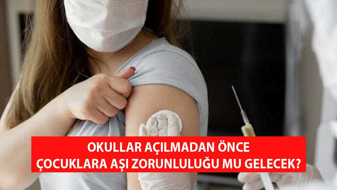 Bilim Kurulu Üyesi Dile Getirdi! Okullar Açılmadan Çocuklara Aşı Zorunluluğu Mu Gelecek?