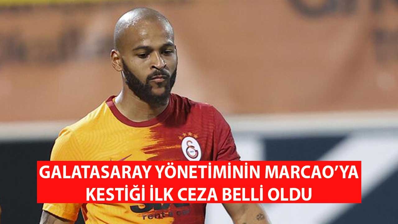 Galatasaray Yönetiminin Marcao'ya Kestiği İlk Ceza Belli Oldu