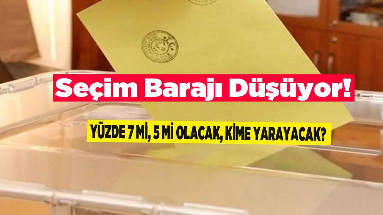 AK Parti İle MHP Anlaştı! Seçim Barajı Yüzde 5 Mi, Yüzde 7 Mi Olacak?