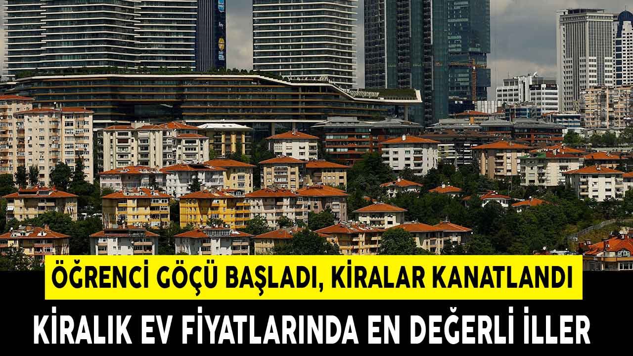 Öğrenci Göçü Başladı, Kiralar Kanatlandı! İşte Kiralık Ev Fiyatlarının En Fazla Yükseldiği İller