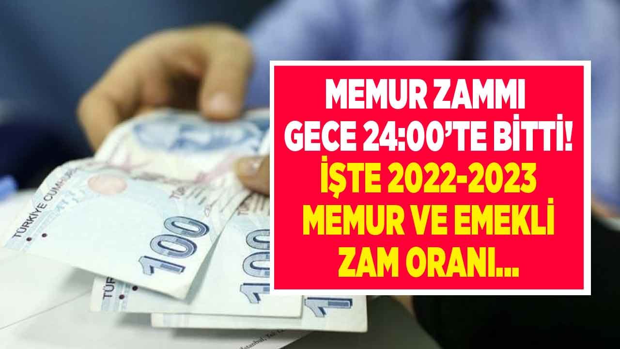 2022 ve 2023 Memur Maaşı Zam Oranı Belli Oldu! Hükümet, Memursen ve Türkiye Kamusen Anlaştı İddiası