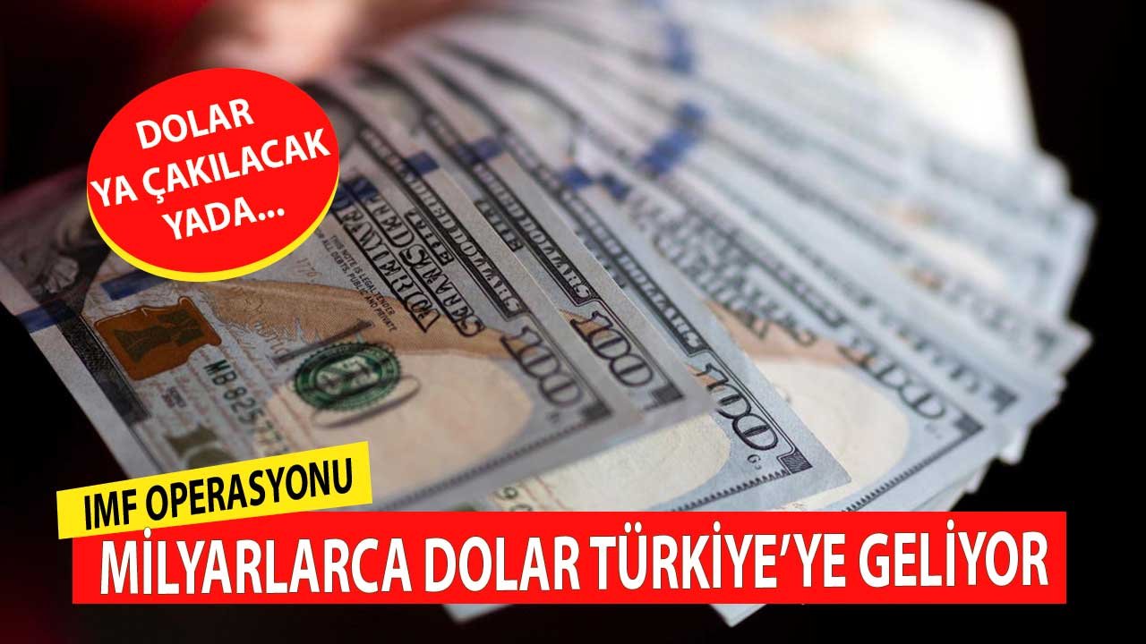 Dolar TL'de IMF Operasyonu! Milyarca Dolar Türkiye'ye Geliyor Kur Çakılabilir Uyarısı