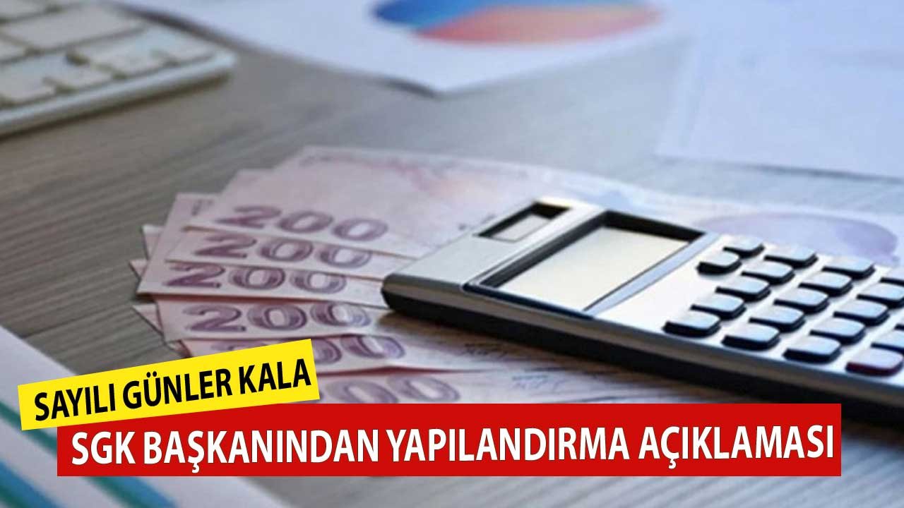 Sayılı Günler Kala SGK Başkanı Yılmaz'dan KDV Artırımı, Matrah Borç Yapılandırma Açıklaması