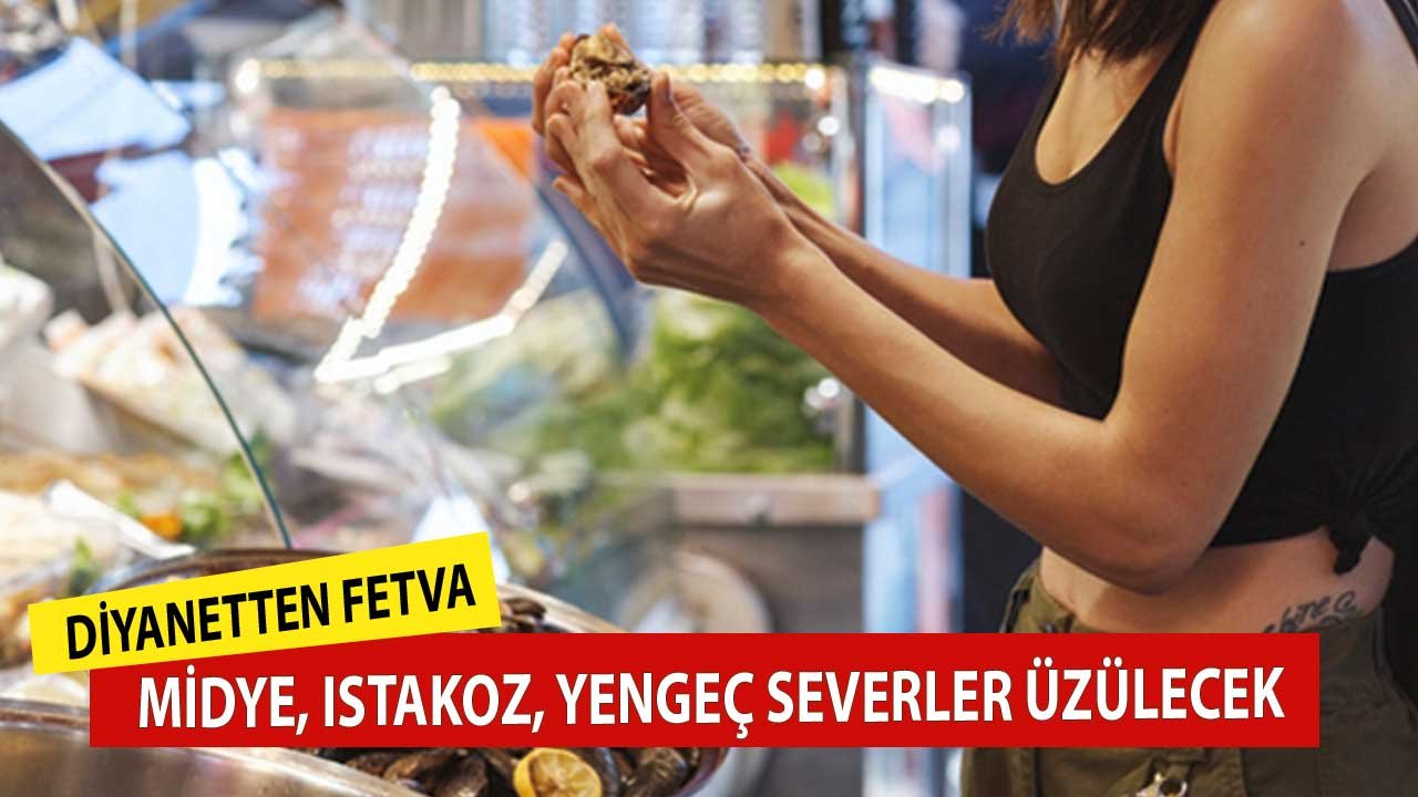 Midye, Karides, Yengeç, Istakoz Sevenler Dikkat! Diyanetten Haram Fetvası Geldi