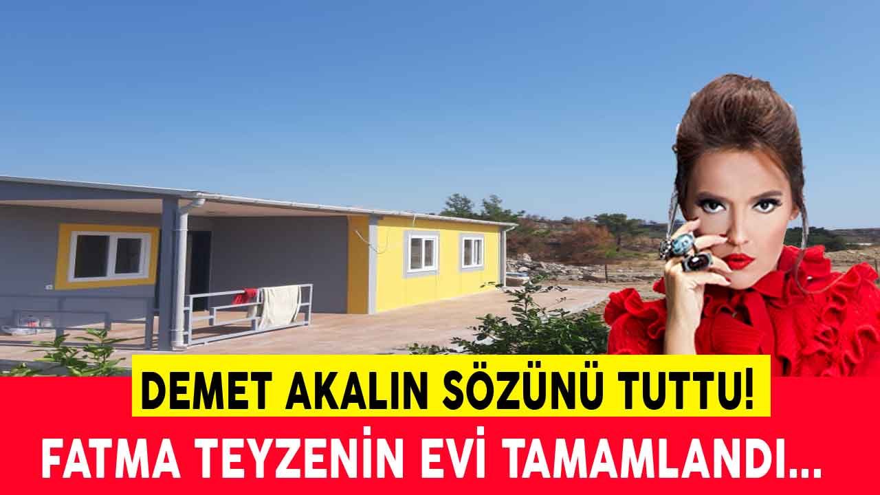 Demet Akalın Fatma Teyzenin Evinin Son Halini Paylaştı!