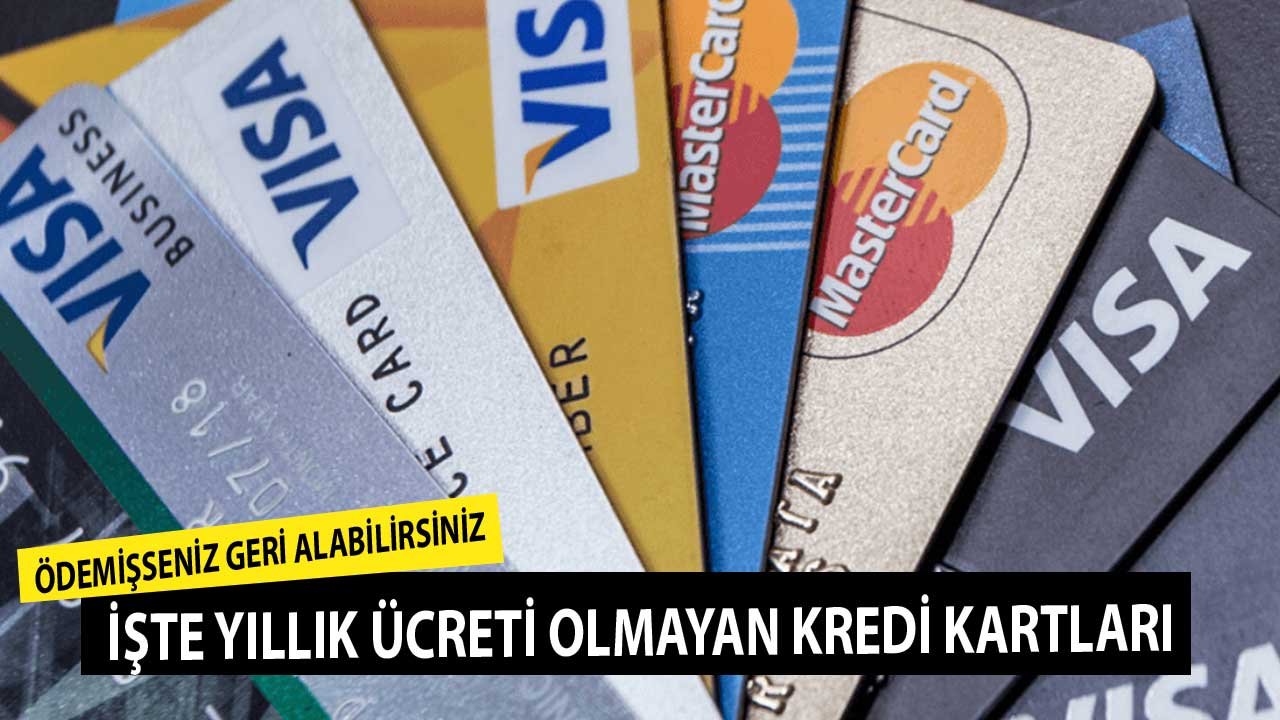 Çoğu Kişi Bilmeden Ödüyor! İşte Yıllık Aidat Ücreti Olmayan Kredi Kartları