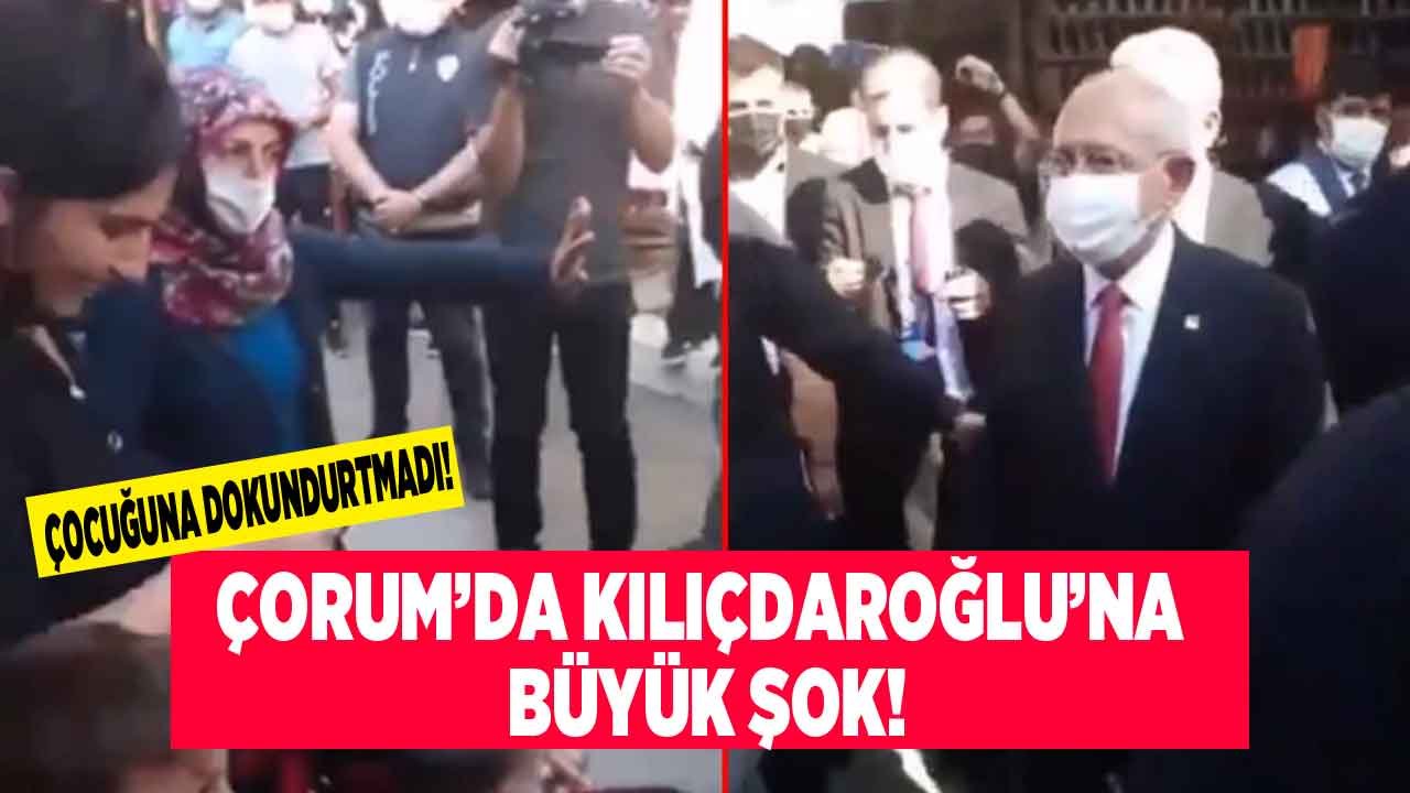 Kılıçdaroğlu'na Çorum'da Büyük Şok! Çocuğuna Dokundurtmadı