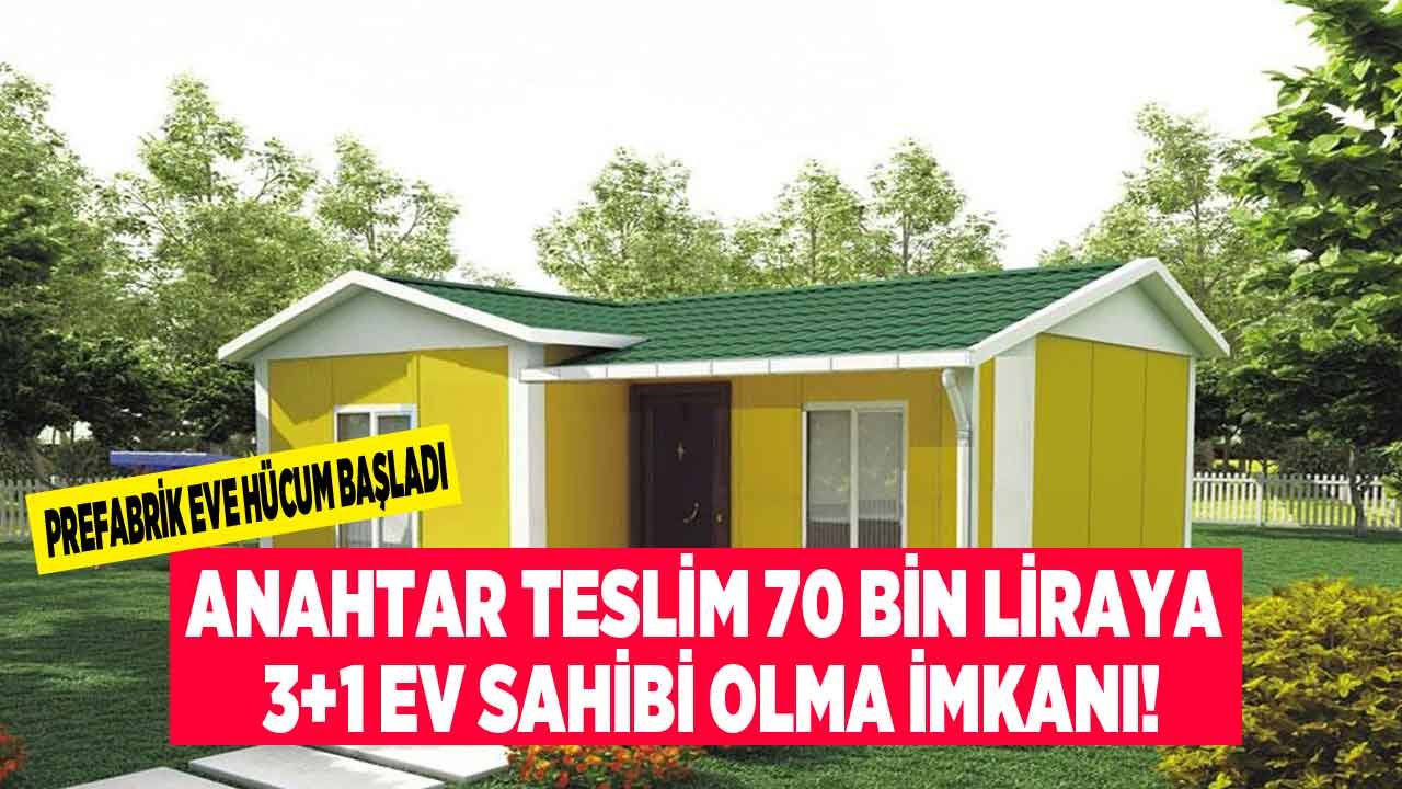 Konut Fiyatları Yükseldi, Prefabrik Evlere Hücum Başladı! 70 Bin Liraya 3+1 Anahtar Teslim Ev Sahibi Olma İmkanı