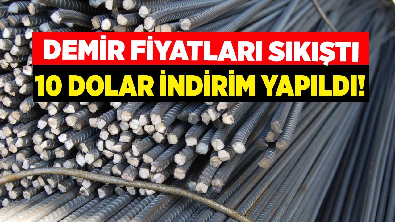 Demir Fiyatları Sıkıştı, 10 Dolar İndirim Yapıldı! Ankara, İstanbul, İzmir Satılık İnşaat Demiri Fiyatları