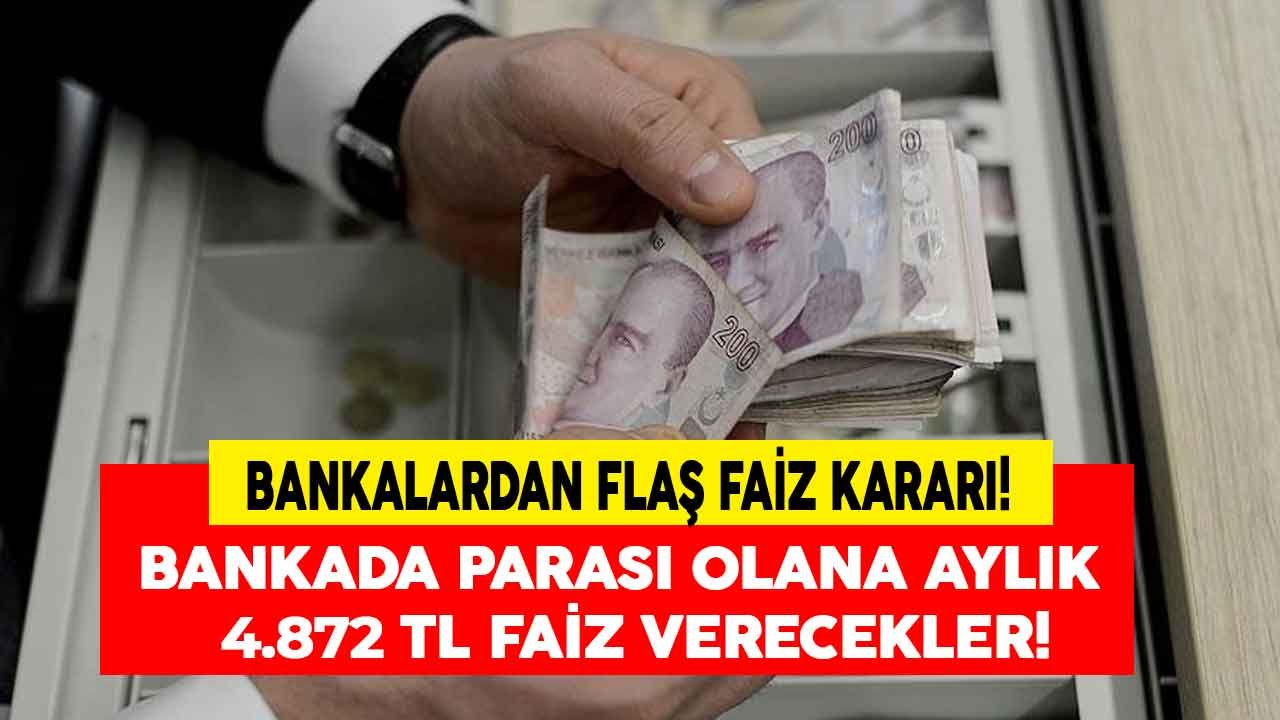 Dolar ve Enflasyon Ateşi Faizi Vurdu, 32 Günlük Vadeli Mevduat Faizi Patladı! 32 Günde 4 Bin 872 TL Faiz Fırsatı