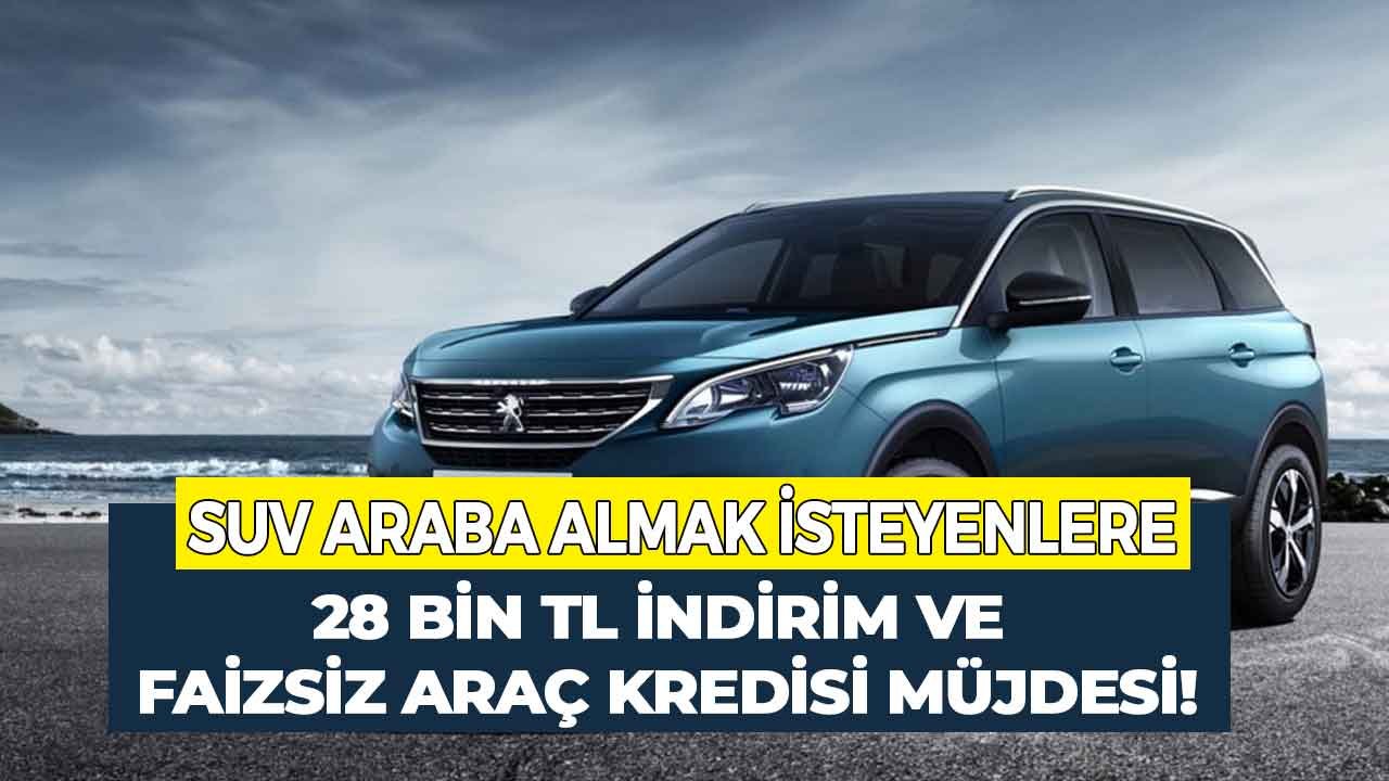 Faizsiz Taşıt Kredisi Kampanyası İle SUV Satışı Başladı! Peugeot 3008, 5008 ve 2008 Fiyat Listesi Eylül 2021