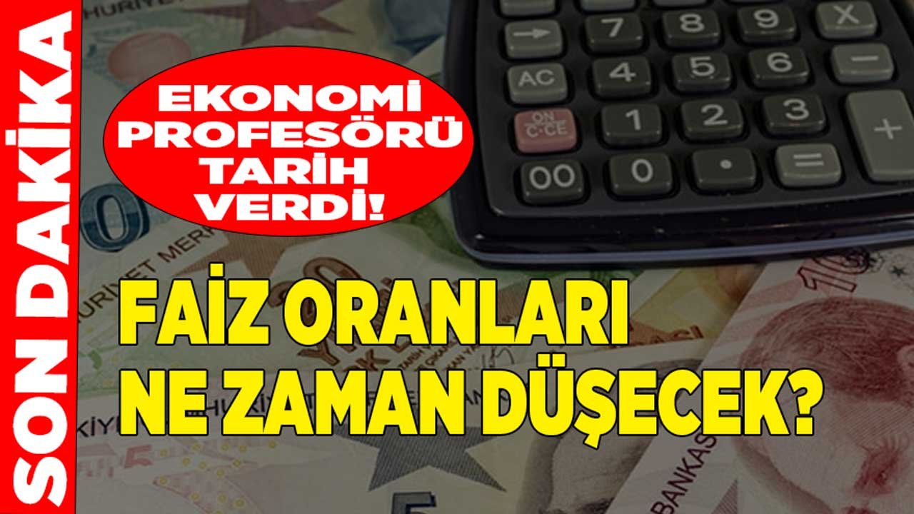 Ekonomi Profesörü Tarih Verdi: Merkez  Bankası Ne Zaman Faiz İndirimi Yapacak?