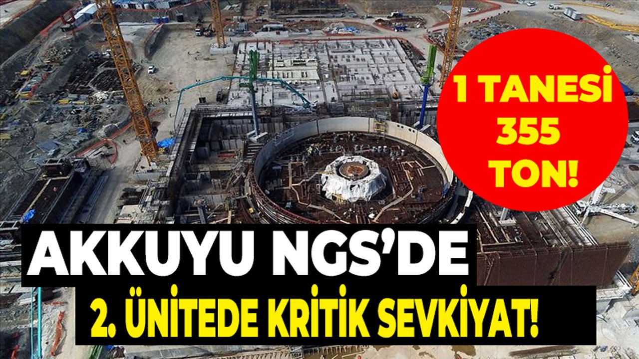 Akkuyu NGS'de Son Durum: Buhar Jeneratörleri Sahaya Taşınıyor!