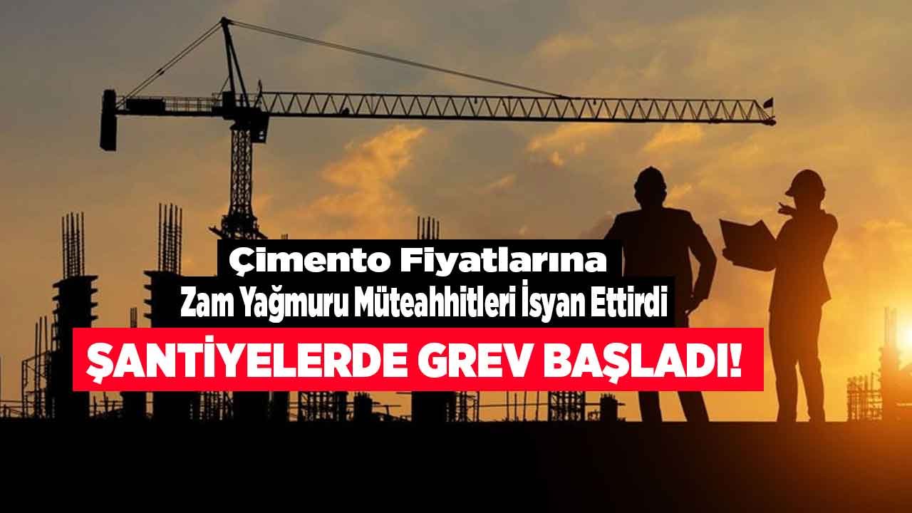 Müteahhitlerden Son Dakika Boykot ve Grev Açıklaması Geldi!