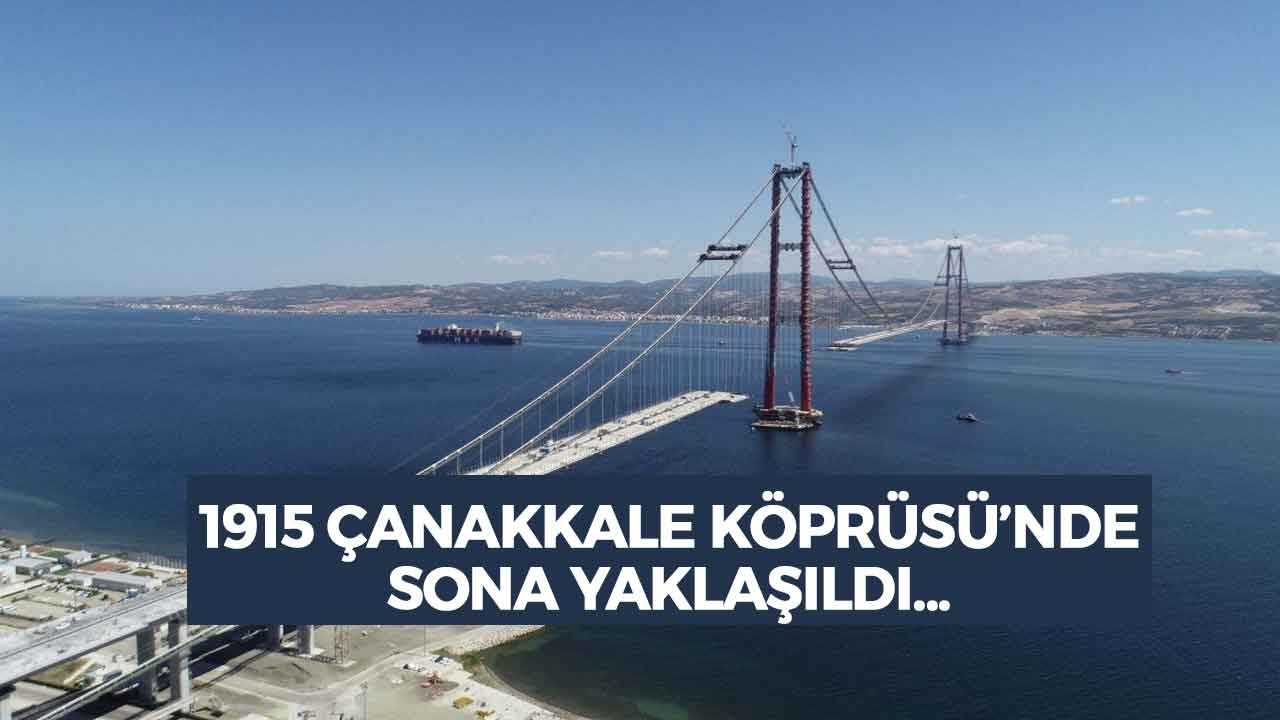 Çanakkale Köprüsü Geçiş Yolunda 87 Tabliyeden 55 Tanesinin Montajı Tamamlandı!