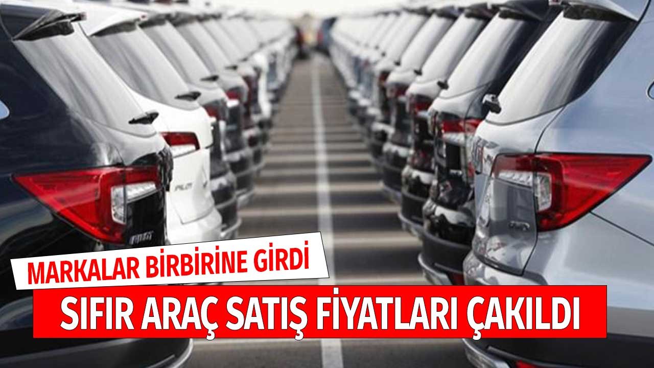 Markalar Birbirine Girdi! ÖTV Sonrası İlk Kampanyada Sıfır Araç Fiyatları Çakıldı