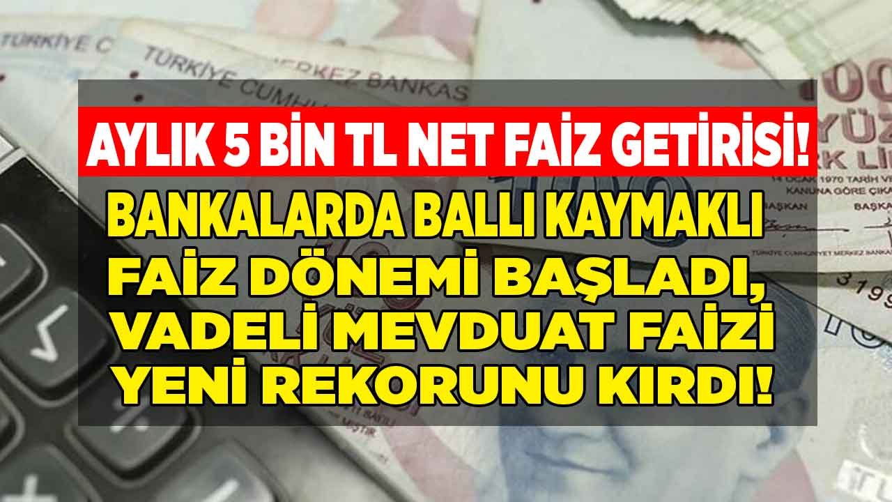 Bankalarda Ballı Kaymaklı Faiz Dönemi Başladı, 32 Günlük Vadeli Mevduat Faizi Rekor Kırdı! Ziraat, Enpara, TEB, ING Bank