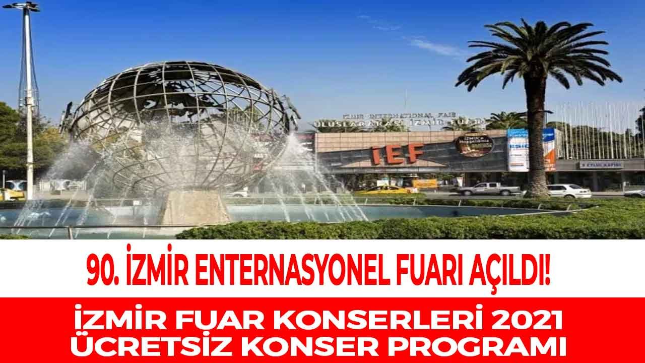 İzmir Fuar Konserleri! Ücretsiz İzmir Kültürpark Konser Programı 2021