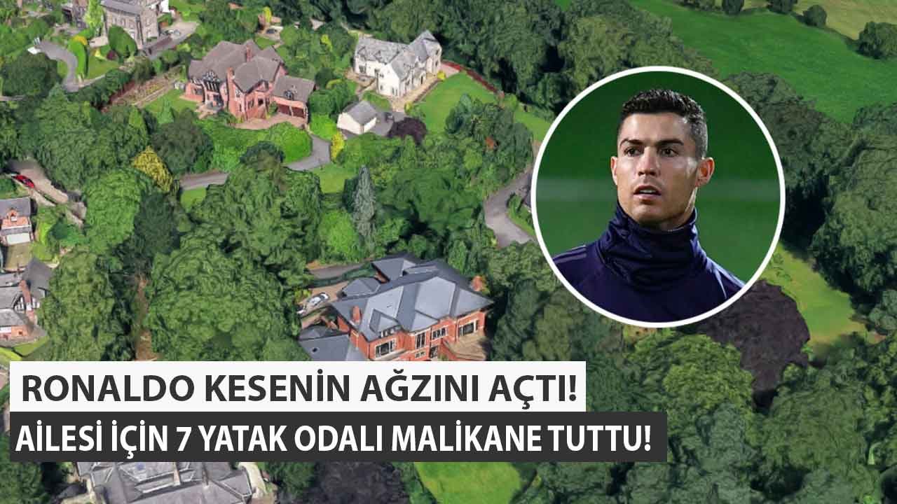 Manchester'a Transfer Olan Cristiano Ronaldo 7 Yatak Odalı Malikane Tuttu!