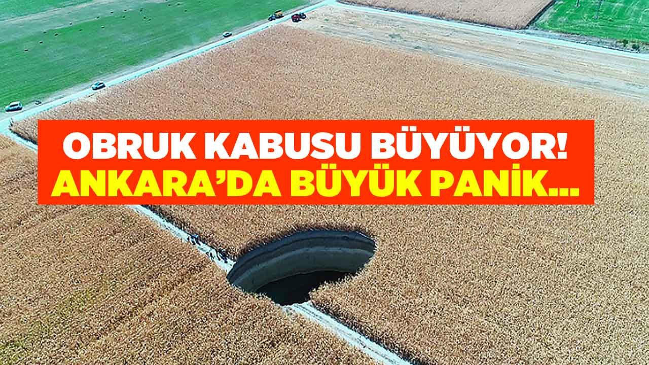 Obruk Kabusu Büyüyor! Konya'dan Sonra Ankara Polatlı'da Obruk Paniği Yaşandı