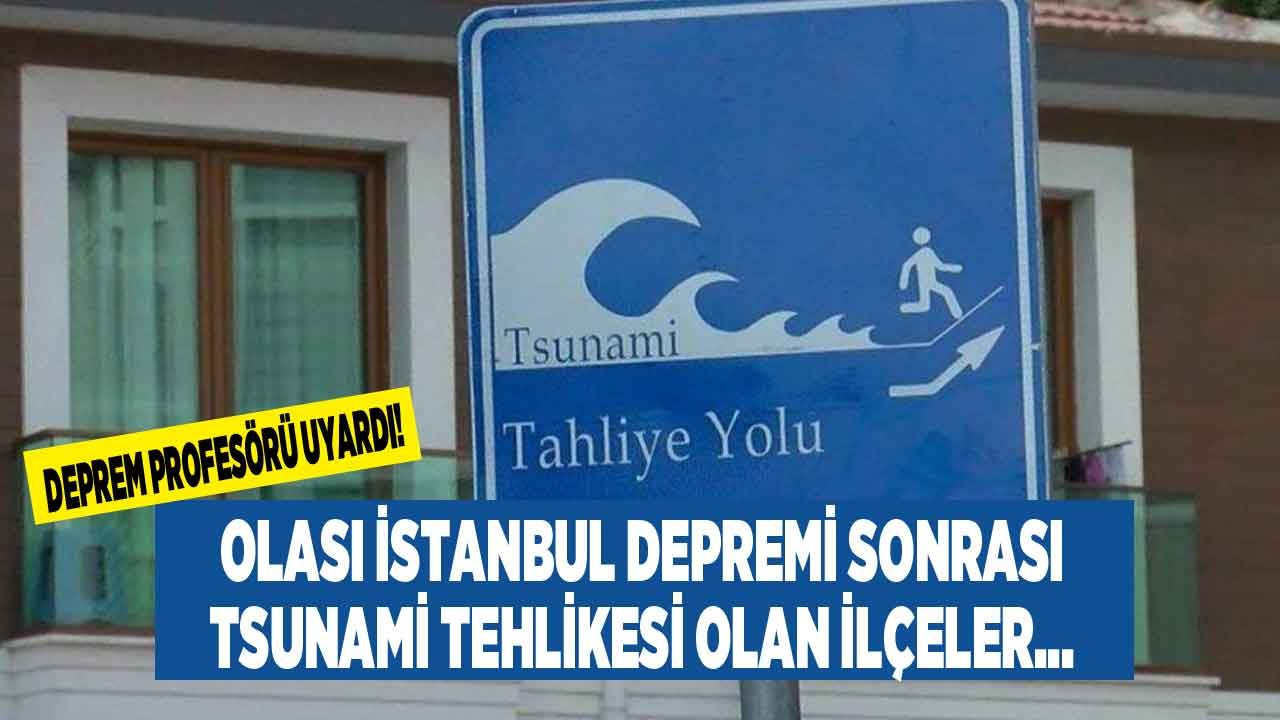 Olası İstanbul Depremi Sonrası Tsunami Riski Olan İlçeler Açıklandı!