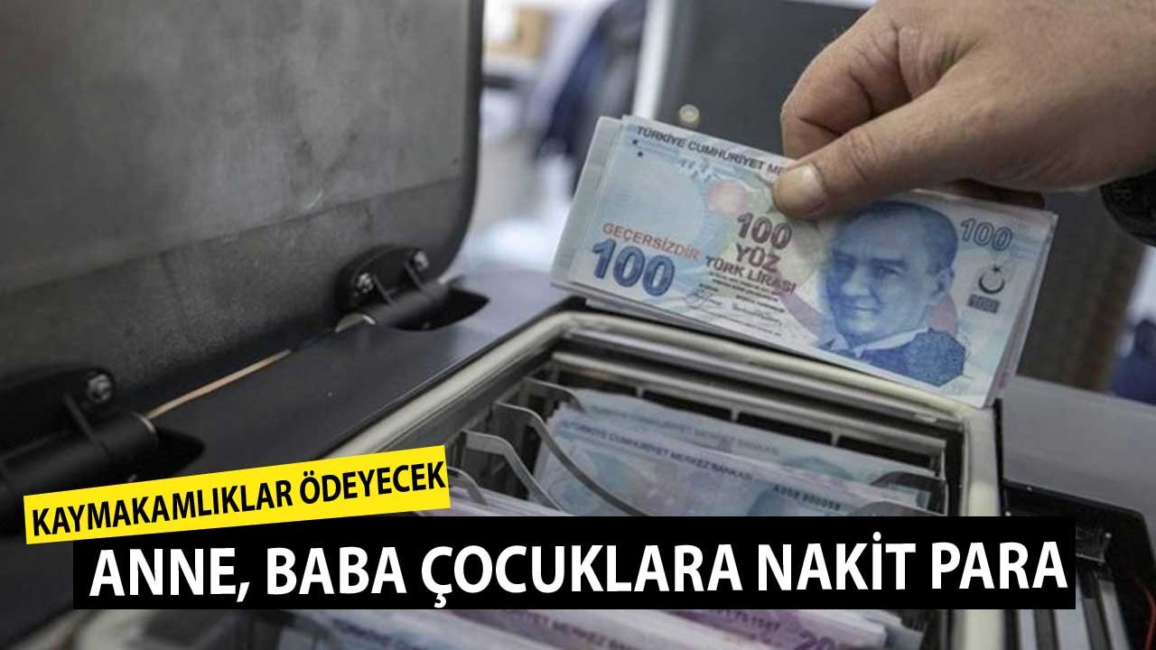 Kaymakamlıklar Ödeyecek! Anne, Baba, Çocuklara 21 Farklı Nakit Yardım Desteği