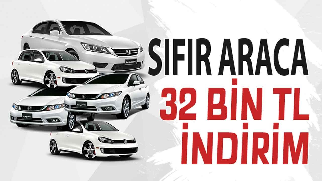 Böylesi Fırsat Bir Daha Gelmez! 2020 Model Sıfır Araç Almak İsteyenlere 32 Bin Lira İndirim