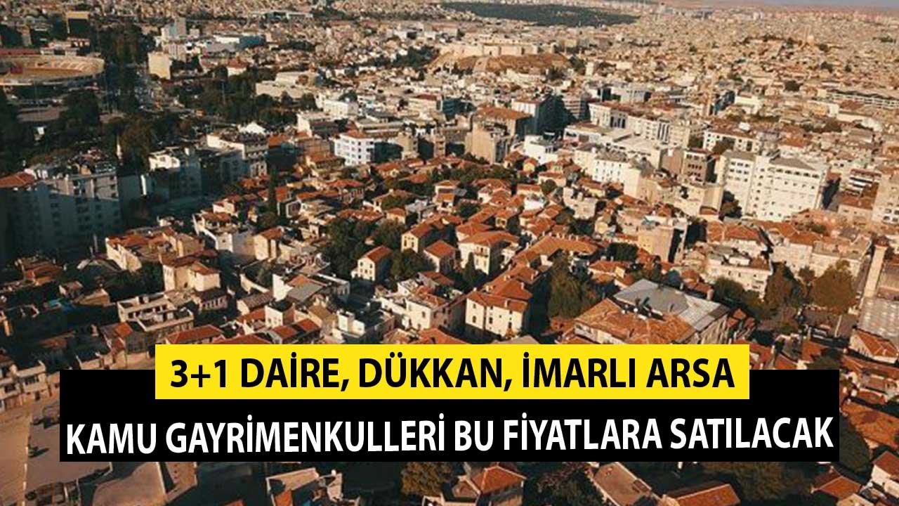 3+1 Daire, Dükkan, Arsa! Hazine Gayrimenkulleri Bu Fiyatlara Satılacak