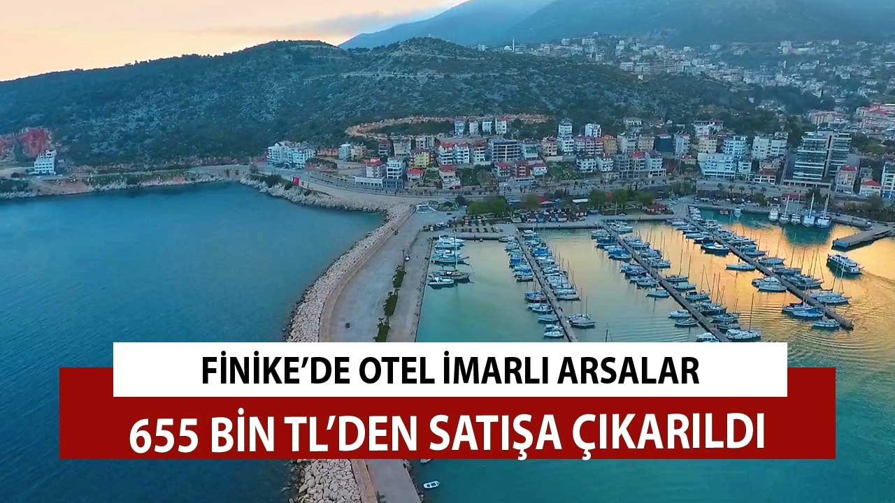 Finike'de Otel İmarlı Turizm Arsalar 655 Bin TL'den Satışa Çıkarıldı