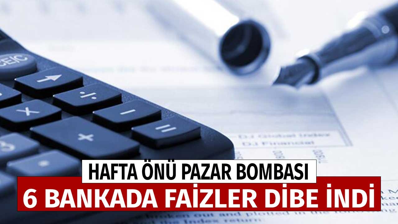 Hafta Önü Pazar Bombası! 6 Banka Kredi Faizlerini Dibe Çekti Taksitler Azaldı