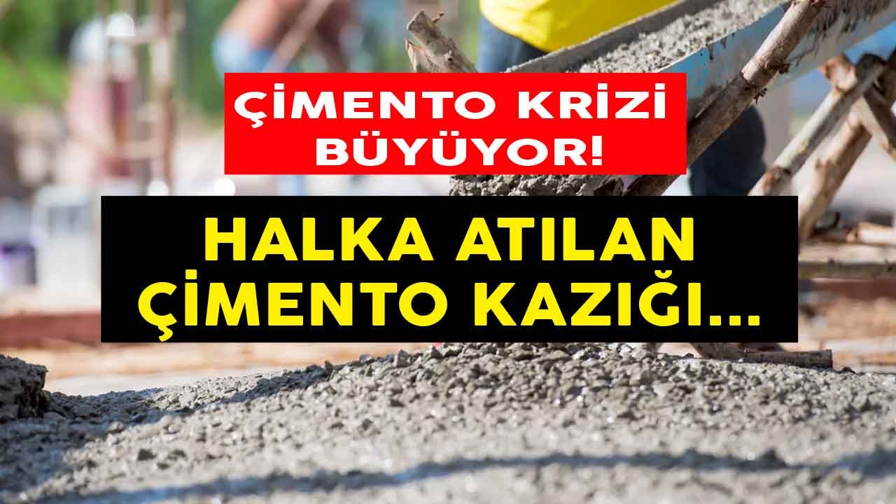 İnşaat Sektörü İflasın Eşiğinde! Turan: Çimento Karteli Halka Kazık Atıyor