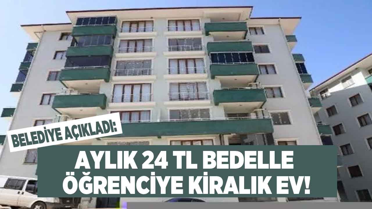 Belediye Sadece Aylık 25 TL Bedelle Öğrencilere Kiralık Ev Verecek!