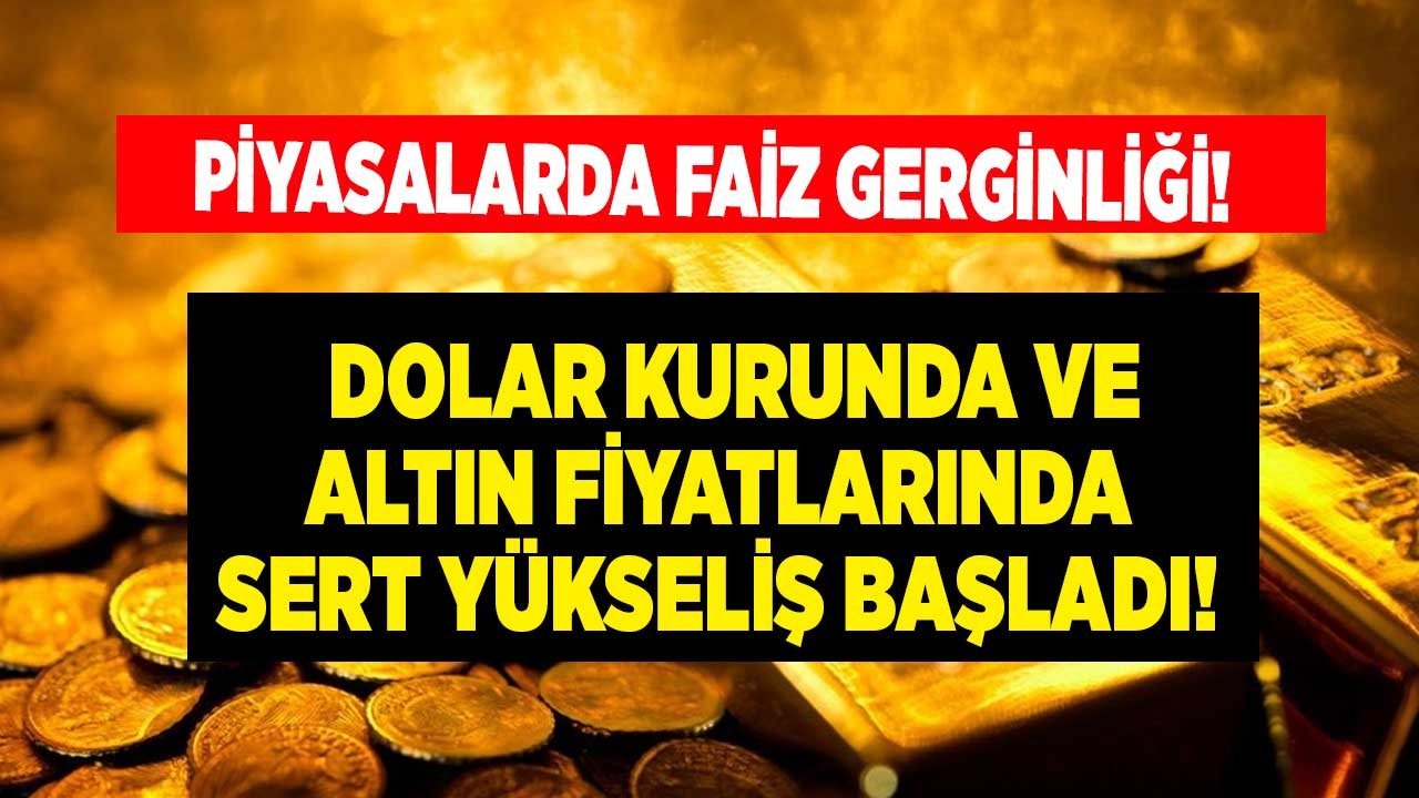Piyasalarda İndirim Gerginliği! Merkez Bankası Faiz Kararı Öncesi Dolar ve Altın Fiyatlarının Ateşi Yükseldi