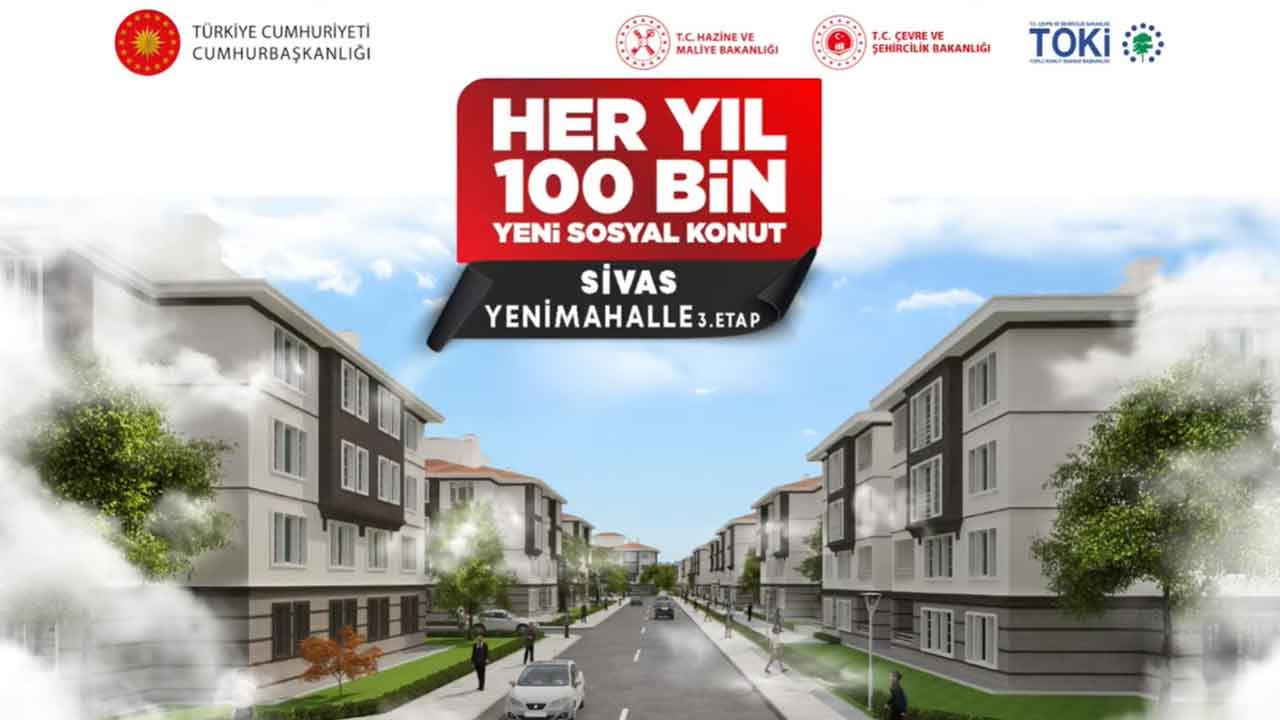 TOKİ Sivas Yenimahalle 3. Etap Konut Projesi Kura Çekilişi Sonuçları İsim Listesi 2021!