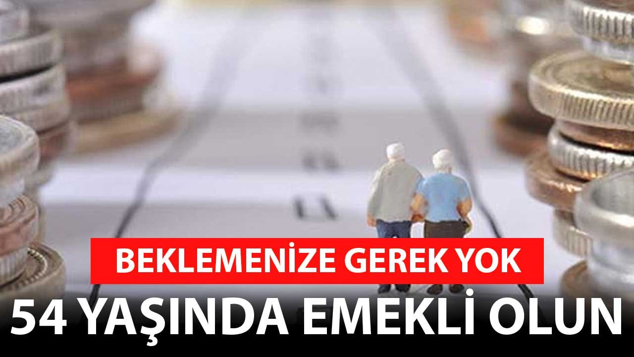 Daha Fazla Beklemenize Gerek Yok! 54 Yaşında Emekli Olun