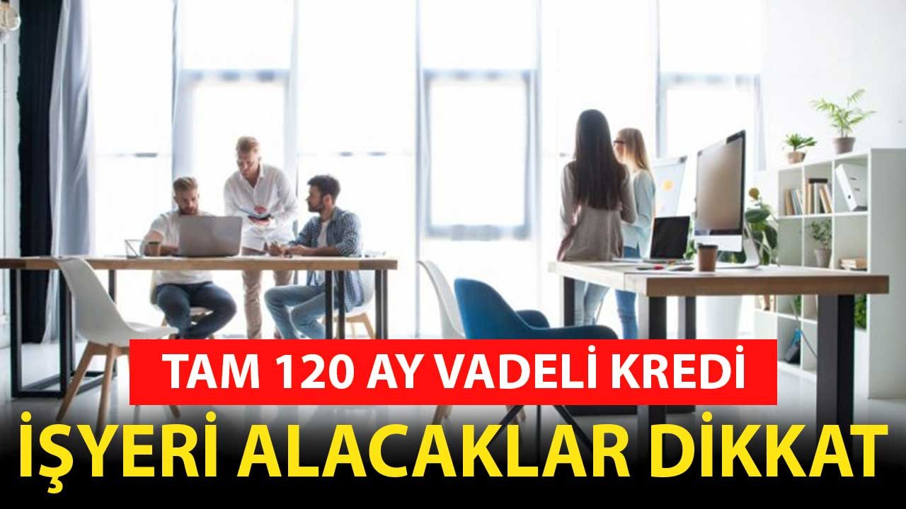 Tam 120 Ay Vade! İşyeri Alacaklar Beklediğiniz Kredi Halkbank'ta