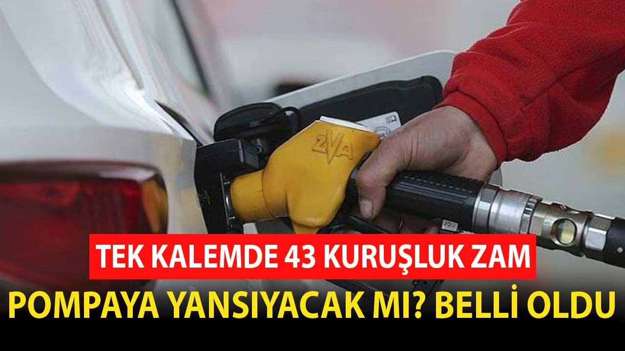 Tek Kalemde Motorin Fiyatlarına 43 Kuruşluk Zam! Fiyatlara Yansıyacak Mı? Açıklandı