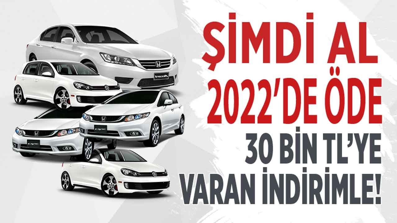 Bayiye İlk Koşan Alacak, Devamı Yok! Fiat 30 Bin TL İndirim Yaptı, Aracını Şimdi Al 2022'de Öde Kampanyası Başlattı