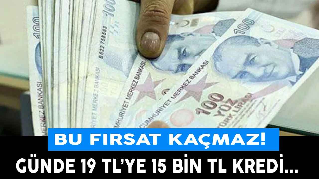 Günde 19 TL'ye 15.000 TL İhtiyaç Kredisi Yalnızca Halkbank'ta! Bu Fırsat Kaçmaz