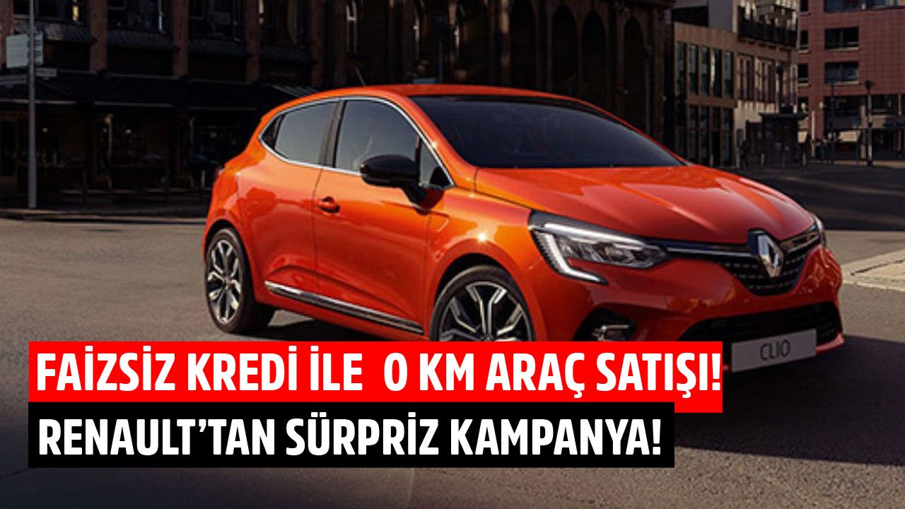 Faizsiz Kredi İle Sıfır Kilometre Otomobil Satışı! Renault Ekim 2021 Araba Kampanyaları İle Sürpriz Yaptı!