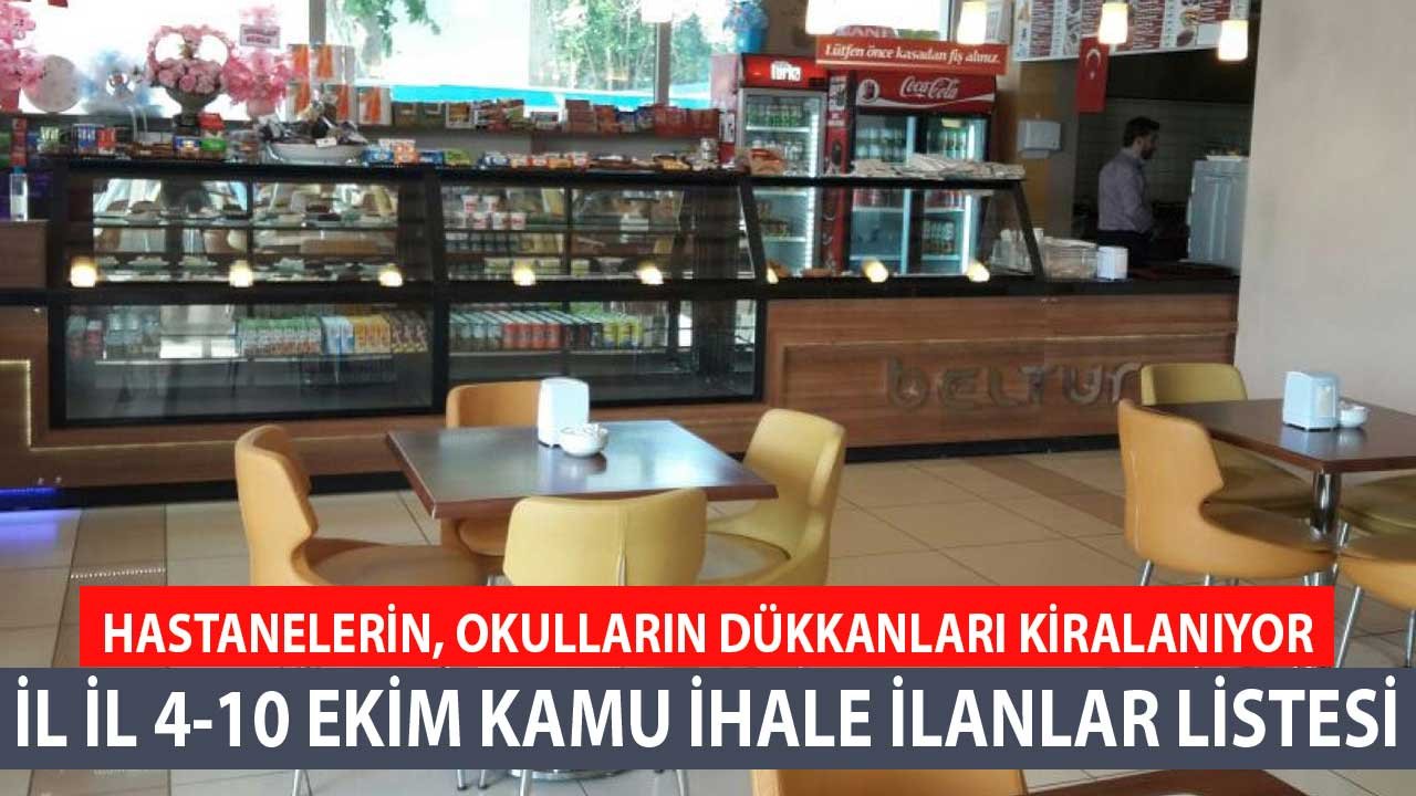 Hastanelerin, Okulların Dükkanları Kiralanıyor! Belediyeler İhale İlanlarını Yayımladılar