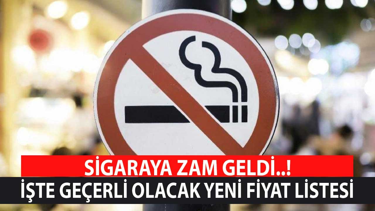 Hafta Başında Duyuruldu! Sigaraya Zam Geldi, Zamlı Yeni Fiyat Listesi 4 Ekim