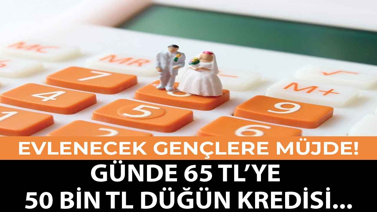 Ziraat Katılım' dan Evlenenlere Müjde! Günde 65 TL'ye 50.000 TL Kredinizi Hemen Alın