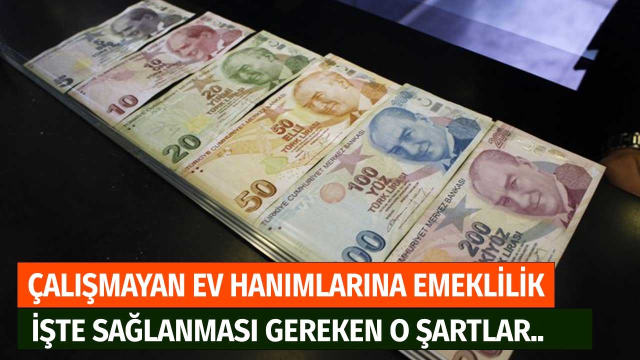 Çalışmayan Ev Hanımlarına Emeklilik! İşte O Şartlar ve Aylık Prim Tutarı