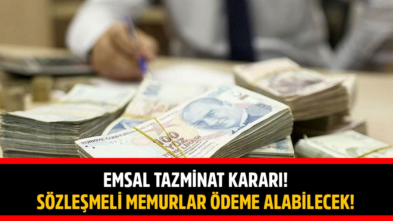Kamu Denetçiliği Kurumu'ndan Emsal Tazminat Kararı! Sözleşmeli Memurlar Ödeme Alabilecek!