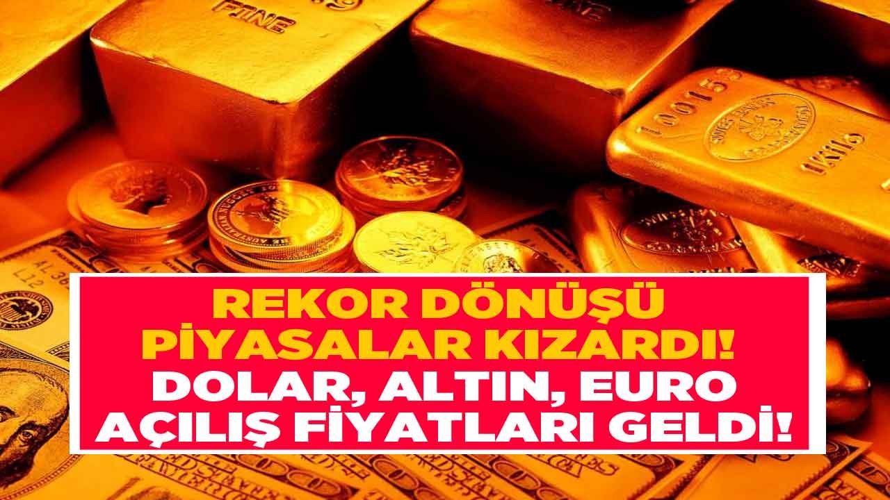 Rekor Dönüşü Piyasalar Güne Kırmızı Başladı! 11 Ekim Gram, Çeyrek Altının Fiyatı, Dolar ve Euro Kuru Açılış Fiyatları