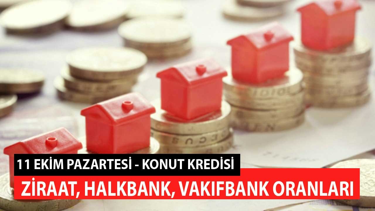 Ziraat Bankası, Halkbank, Vakıfbank Son Dakika Konut Kredisi Faiz Değişimi Güncel Oranlar