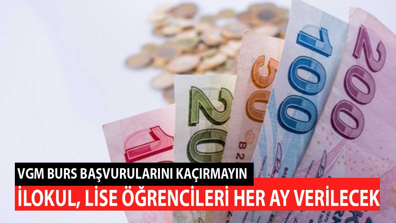 VGM Burs Başvuru Tarihlerini Unutmayın! İlkokul Lise Öğrencileri Her Ay Size Verilecek