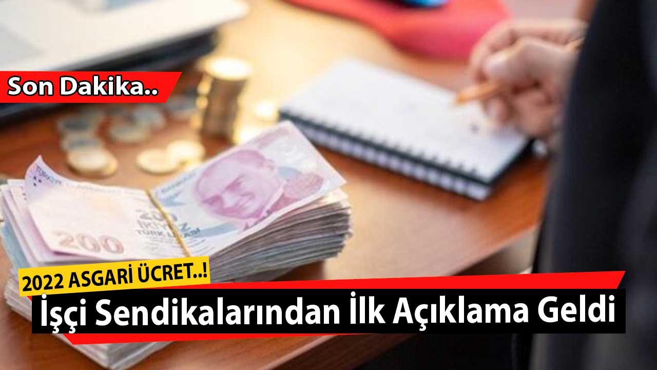 İşçi Sendikalarından İlk Asgari Ücret Açıklaması! Önerilerini İlan Ettiler