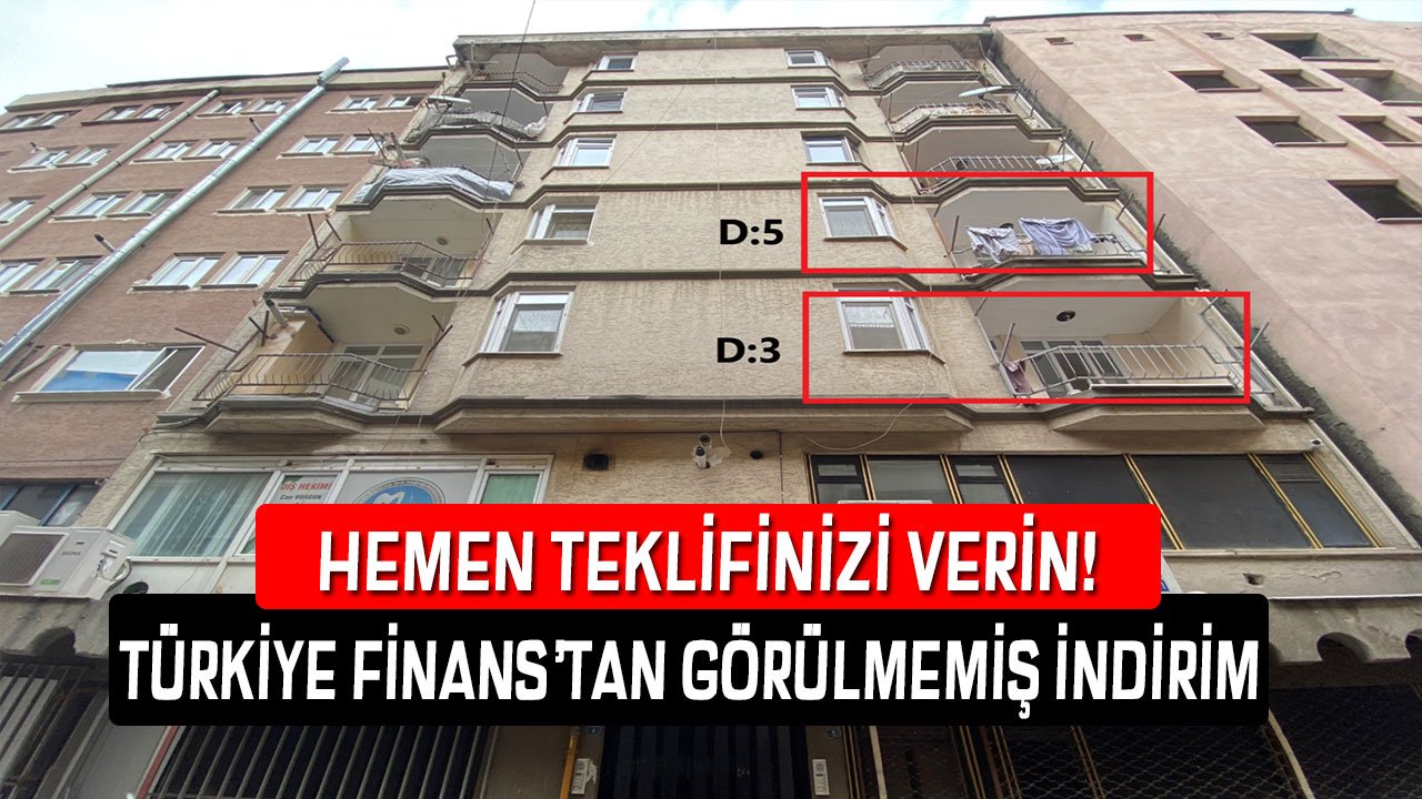 Türkiye Finans'tan İcralık Konut Satışlarında Görülmemiş İndirim ! Süre Sona Ermeden Teklifinizi Hemen Verin